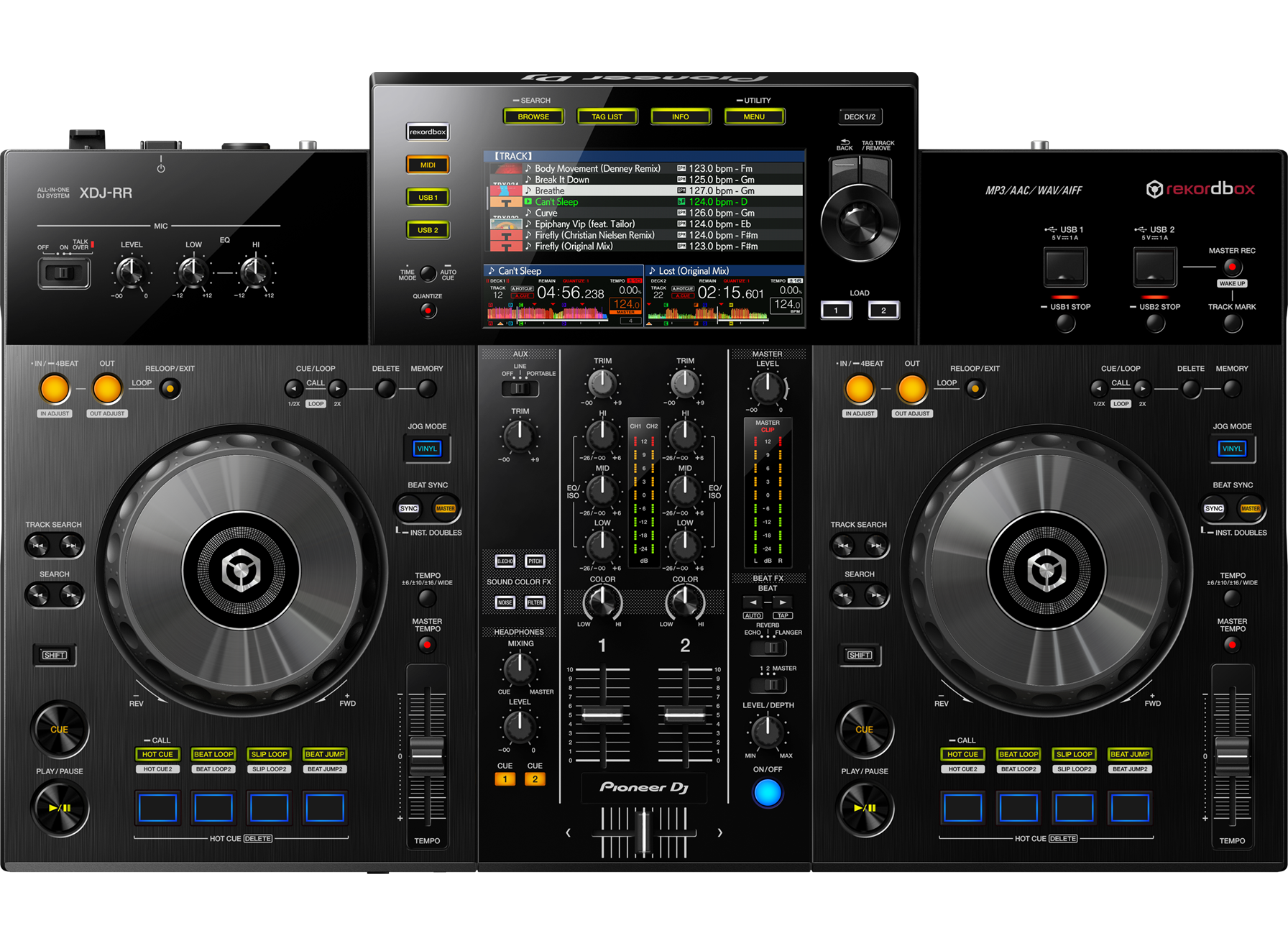 Pioneer DJ XDJ-RR 2 Kanal DJ Setup